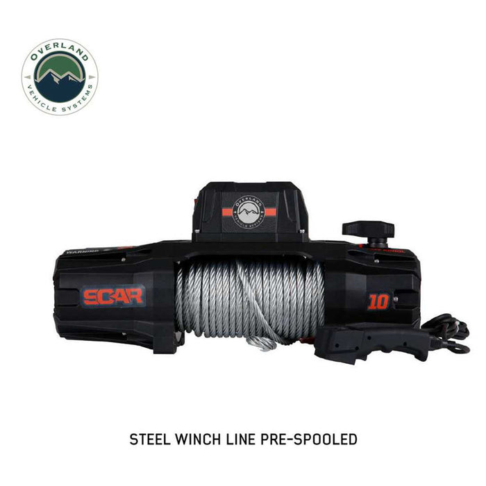 Overland Vehicle Systems SCAR Waterproof Winch With Wireless Remote