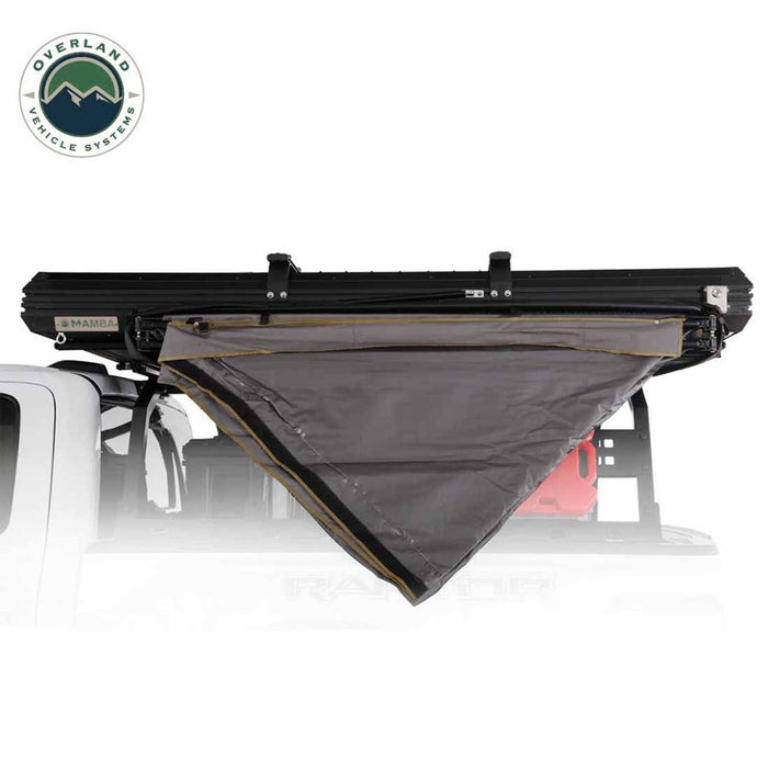 OVS HD Nomadic 180 LTE Awning - Dark Grey with Black Travel Cover