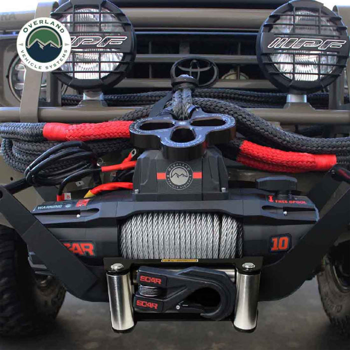 Overland Vehicle Systems SCAR Waterproof Winch With Wireless Remote