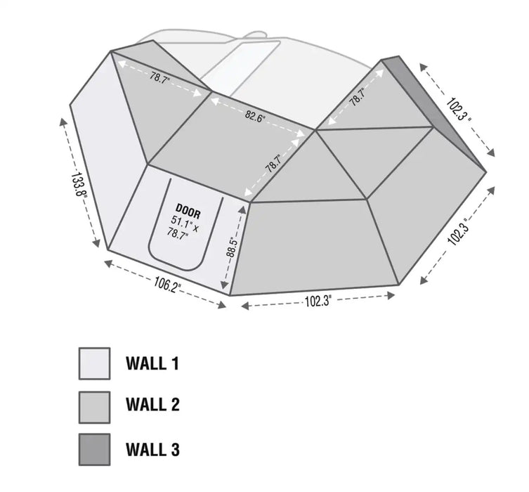 OVS XD Nomadic 270 - Awning Wall 3