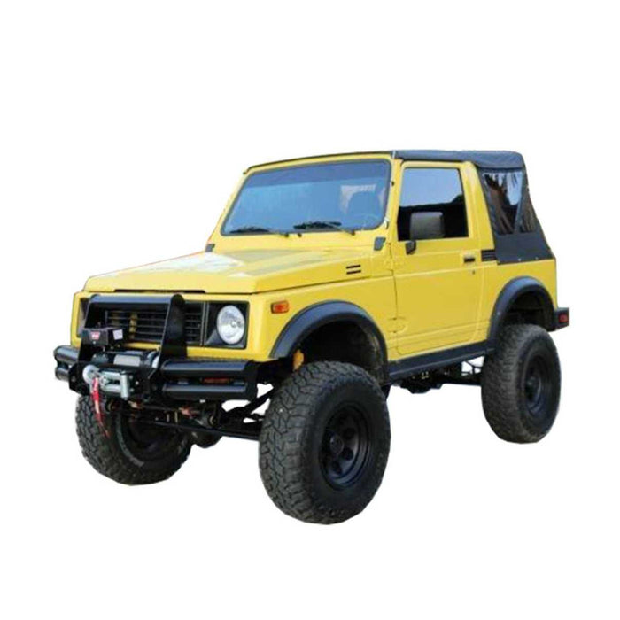 King 4WD Premium Replacement Soft Top, Black Diamond With Tinted Windows - 1986-1994 Suzuki Samurai