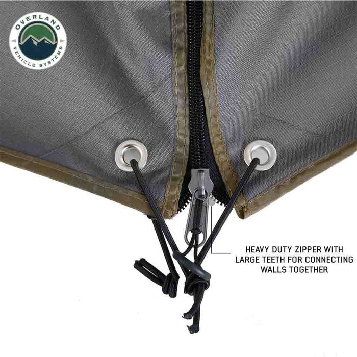 OVS HD Nomadic 270 Awning Walls Dark Gray W/ Storage Bag