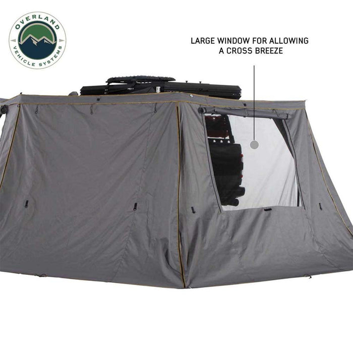 OVS HD Nomadic 270 Awning Walls Dark Gray W/ Storage Bag