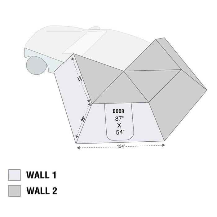 OVS HD Nomadic 270 LT Awning Walls