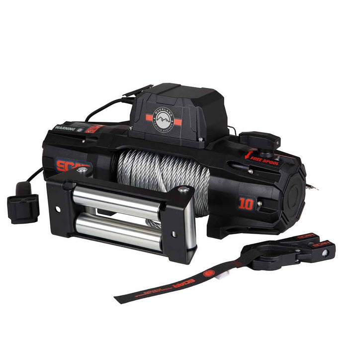 Overland Vehicle Systems SCAR Waterproof Winch With Wireless Remote