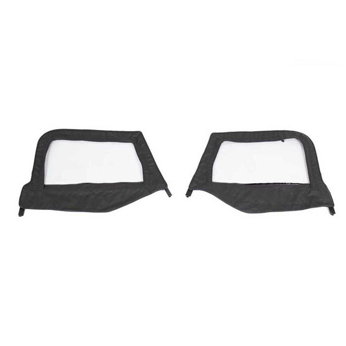 King 4WD Upper Door Skins, Black Diamond - Jeep Wrangler TJ 1997-2006