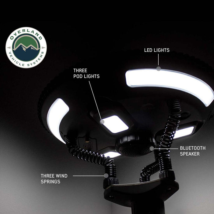 OVS UFO Solar Light - Portable Light Pods & Speaker, Universal