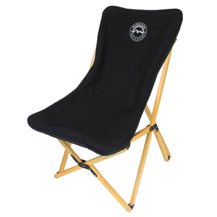 OVS Kick It Camp Chair - Wood Base & Storage Bag