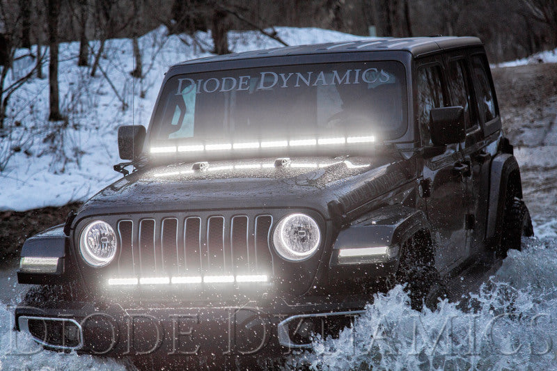 Diode Dynamics SS50 Hood LED Light Bar Kit for 2018-2024 Jeep JL Wrangler/Gladiator