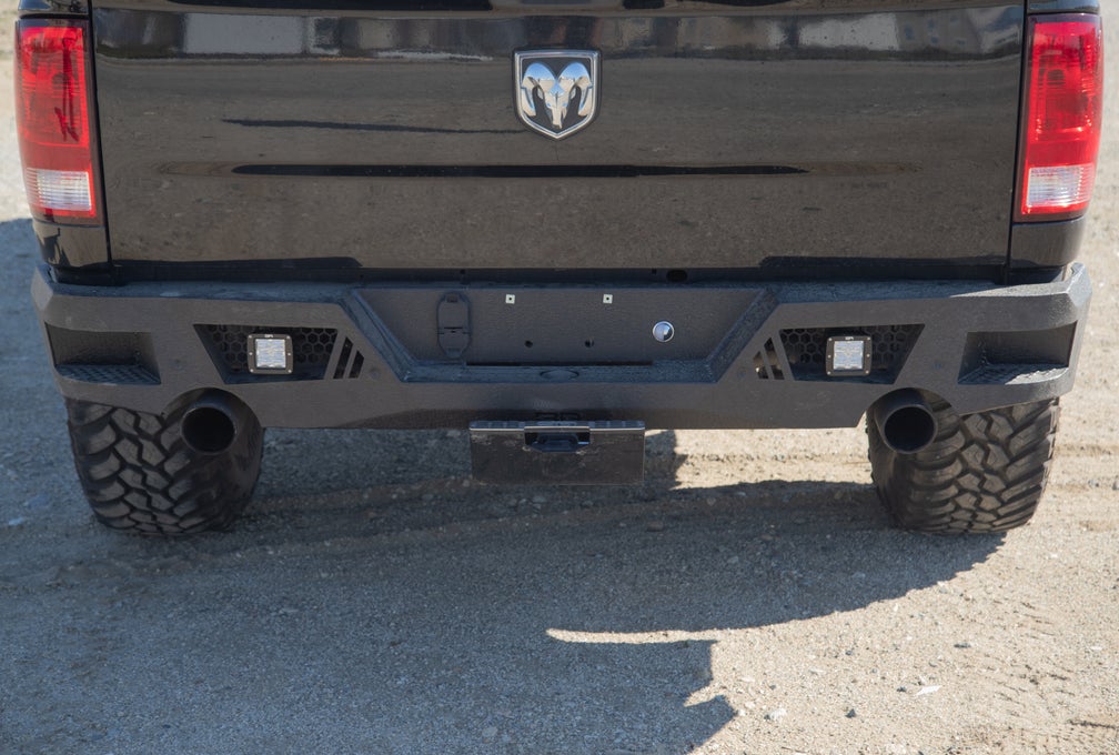 Body Armor 4x4 2009-2018 Dodge Ram 1500 Eco Series Rear Bumper Fits Dual Rear Exhaust Only