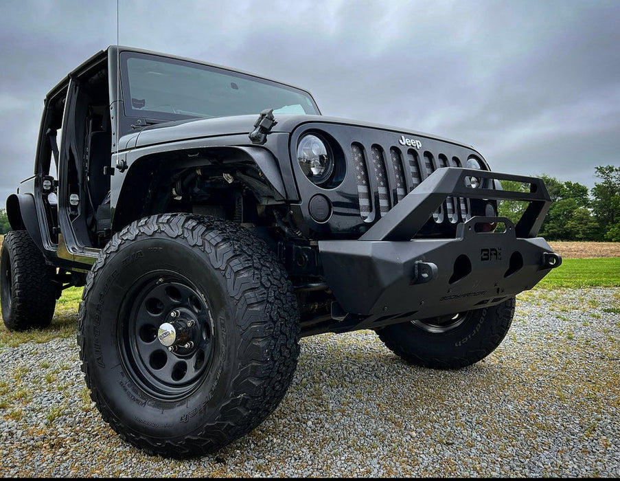 Body Armor 4x4 2007-2024 Jeep Wrangler JK/JL And Gladiator JT Orion Stubby Front Bumper