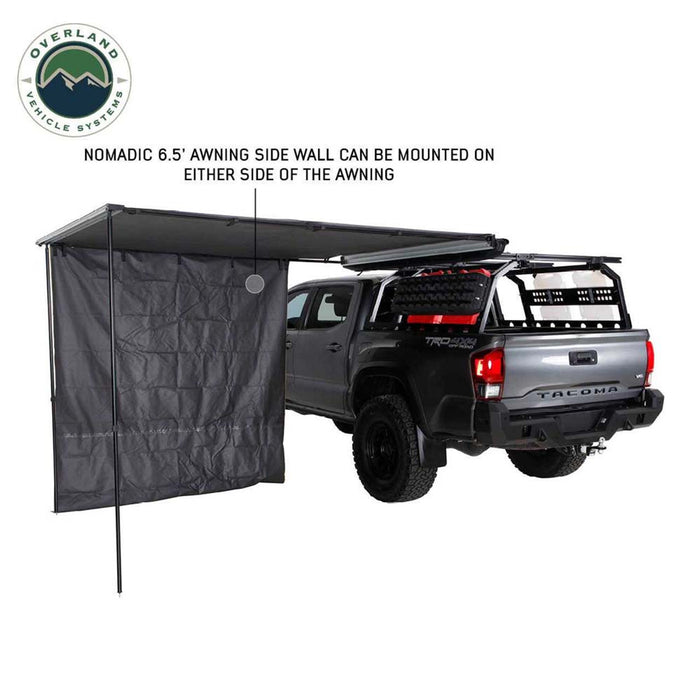 OVS HD Nomadic 6.5’x6.5' Awning Side Shade Wall (Front Section)