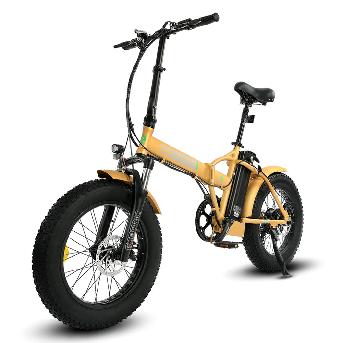 ECOTRIC BIKES 48V Fat Tire Portable and Folding Electric Bike with LCD Display