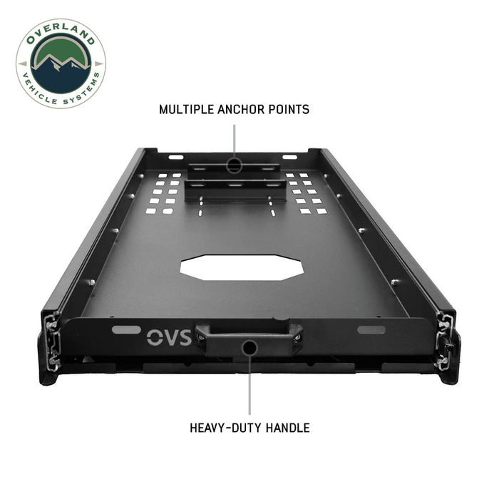 OVS Heavy Duty Fridge Slide - Black Powder Coat Universal