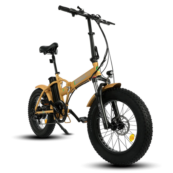 ECOTRIC BIKES 48V Fat Tire Portable and Folding Electric Bike with LCD Display