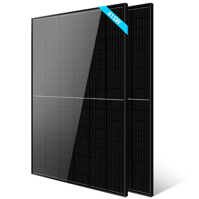 SunGold Power 415W MONO BLACK PERC SOLAR PANEL FULL PALLET (32 PANELS)