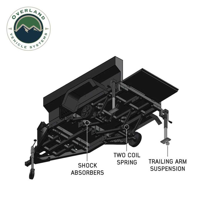 OVS Off Road Trailer - Military Style w/ Full Articulating Suspension