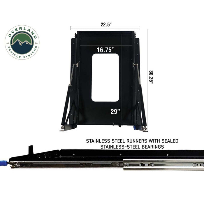 OVS Refrigerator Tray w/ Slide and Tilt - Small