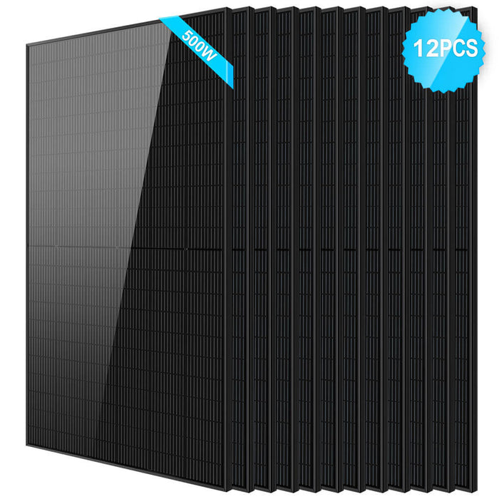 SunGold Power 500W Mono Black PERC Solar Panel