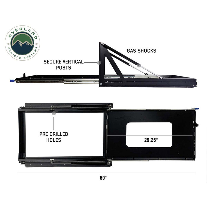 OVS Refrigerator Tray w/ Slide and Tilt - Small