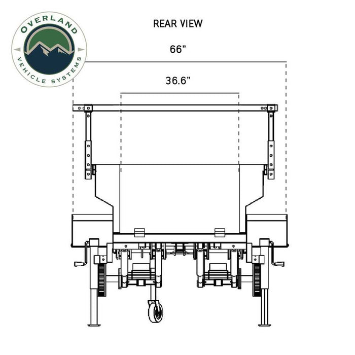 OVS Off Road Trailer - Military Style w/ Full Articulating Suspension