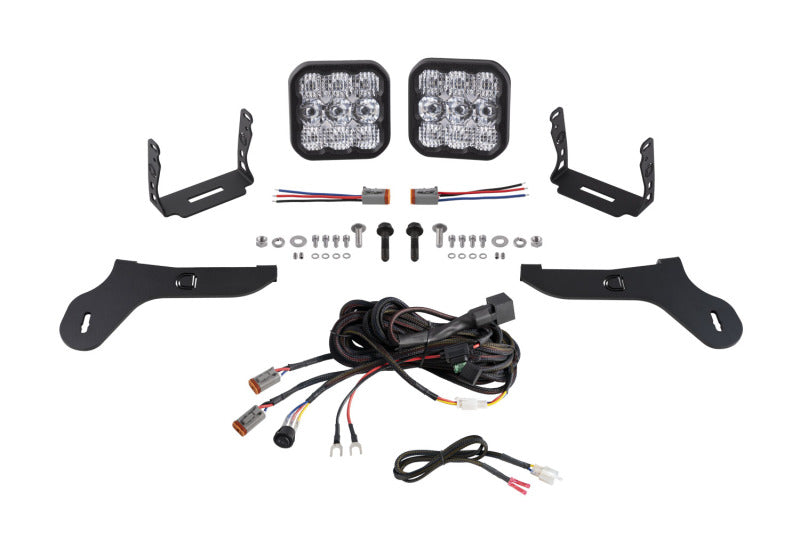 Diode Dynamics SS5 Bumper LED Pod Light Kit For 2017-2020 Ford Raptor