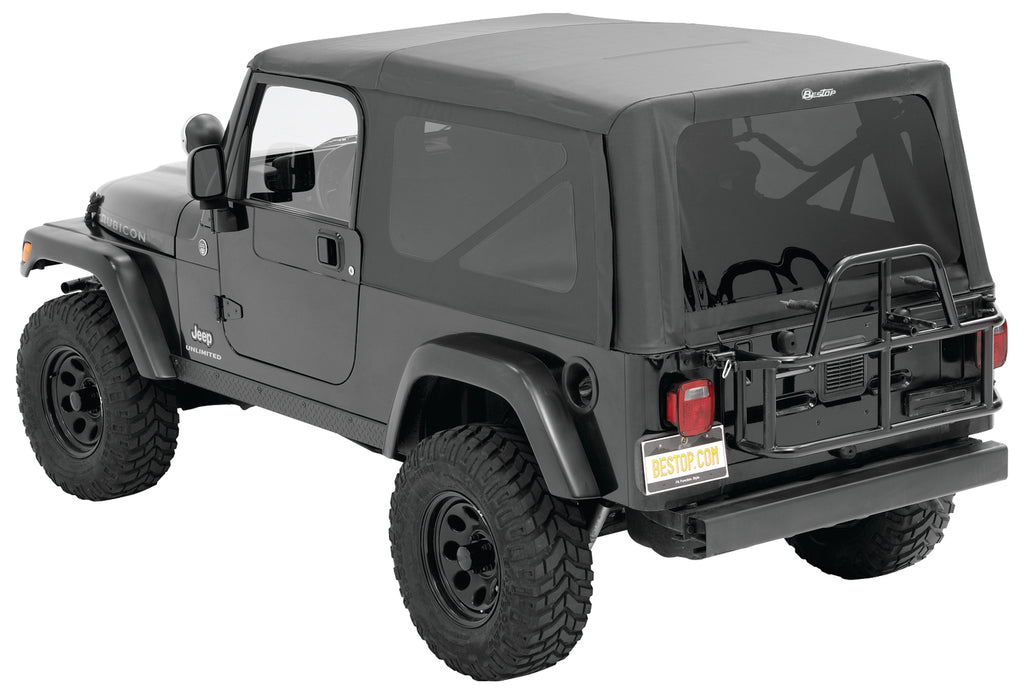 BesTop Supertop Squareback Soft Top For 2004-06 Jeep Wrangler TJ Unlimited