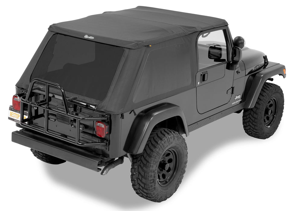 BesTop Trektop Slantback Soft Top For 2004-06 Jeep Wrangler TJ Unlimited