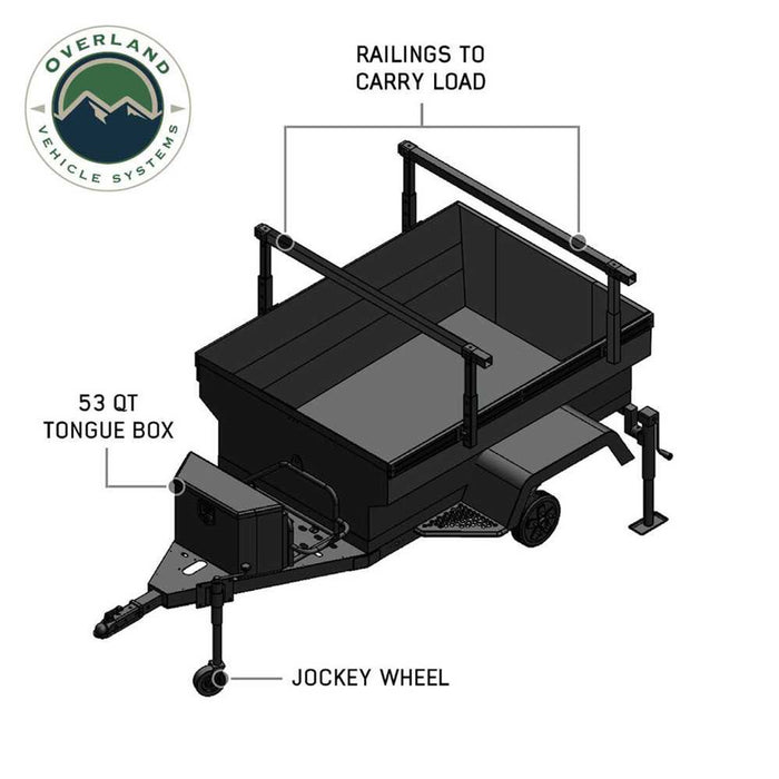 OVS Off Road Trailer - Military Style w/ Full Articulating Suspension