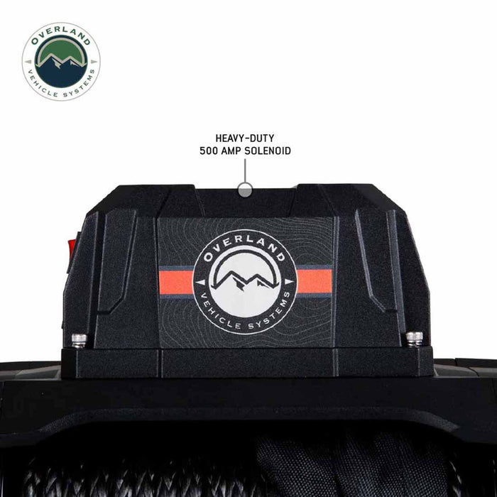 Overland Vehicle Systems SCAR Waterproof Winch With Wireless Remote