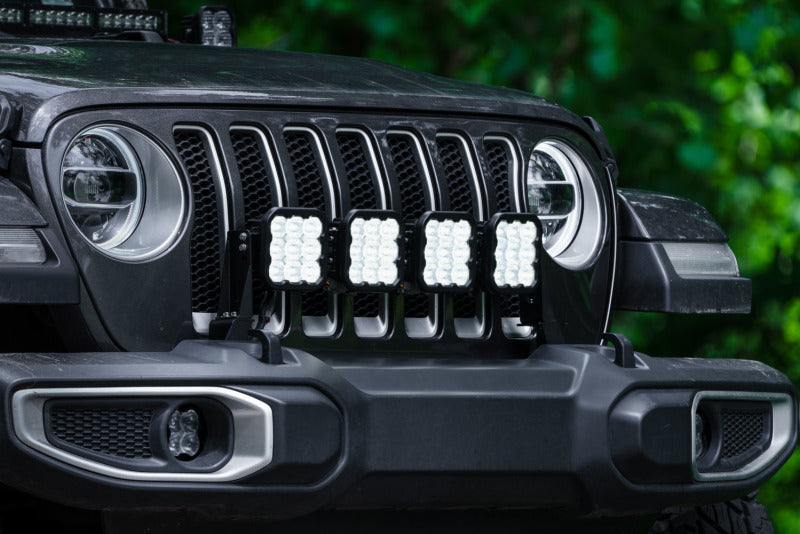 Diode Dynamics SS5 Grille CrossLink Lightbar Kit For 2018-2024 Jeep JL Wrangler