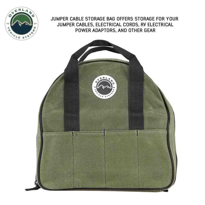 OVS Jumper Cable Storage Bag - #16 Waxed Canvas