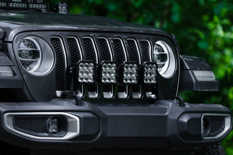 Diode Dynamics SS5 Grille CrossLink Lightbar Kit For 2018-2024 Jeep JL Wrangler