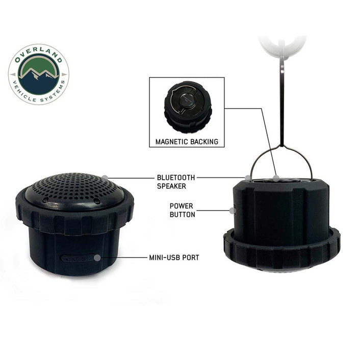 OVS UFO Solar Light - Portable Light Pods & Speaker, Universal