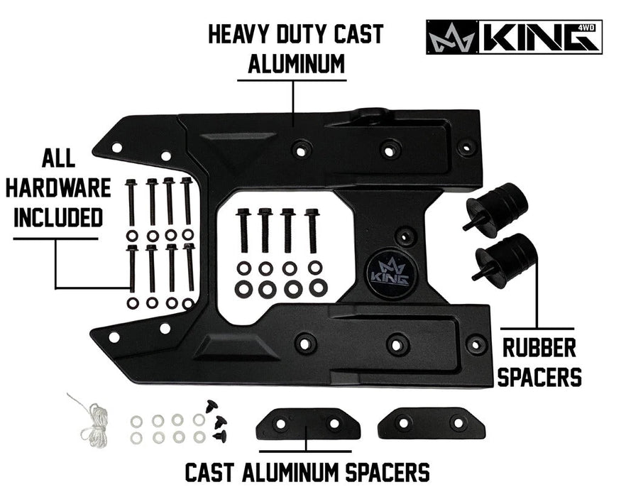 King 4WD Baumer Heavy Duty Tire Carrier Jeep JL