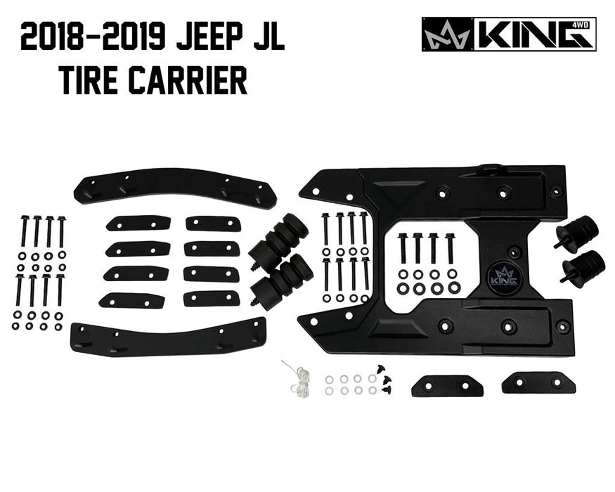 King 4WD Baumer Heavy Duty Tire Carrier Jeep JL