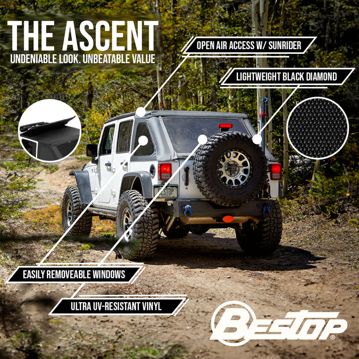 BesTop Ascent For 2007-18 Jeep Wrangler JK - 5682535