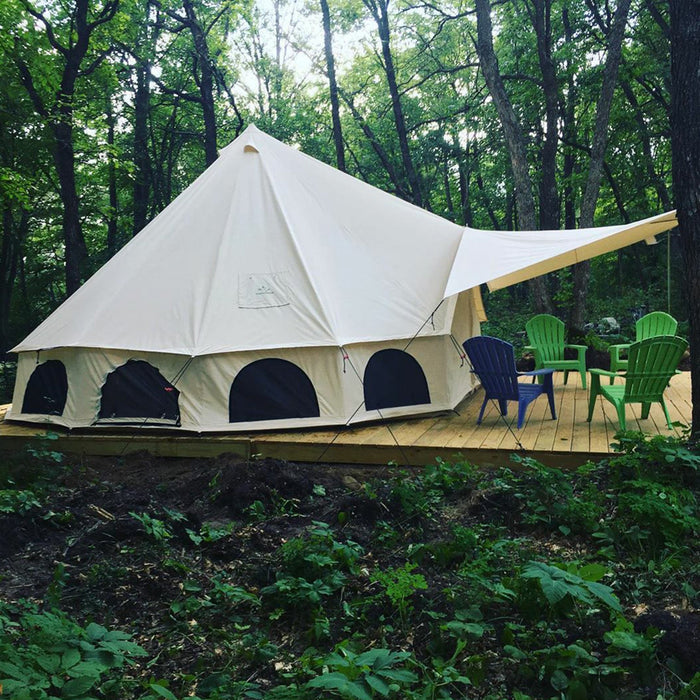 White Duck Outdoors Awning for Bell tents