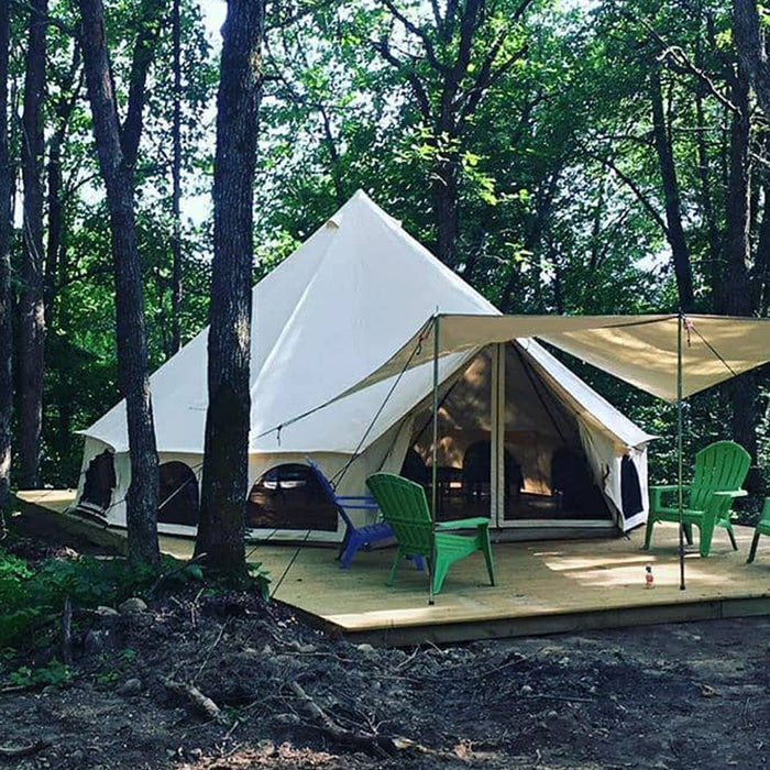 White Duck Outdoors Awning for Bell tents