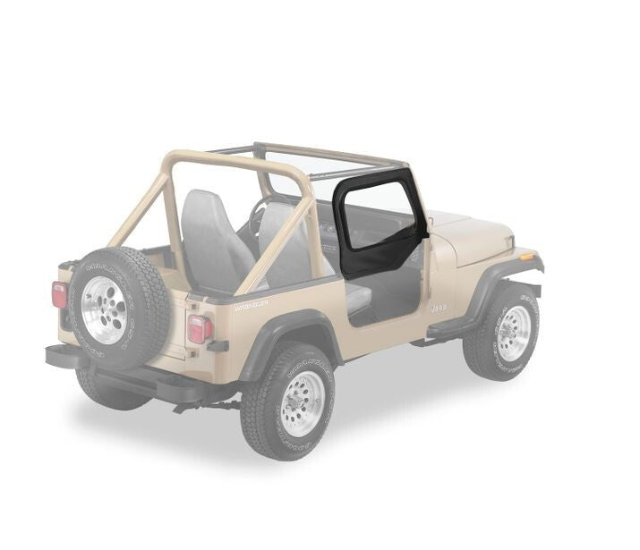 BesTop Upper Fabric Half Doors For 1988-1995 Jeep Wrangler YJ