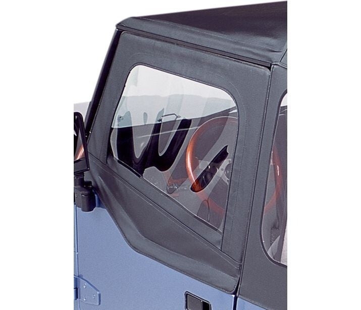 BesTop Upper Fabric Half Doors For 1988-1995 Jeep Wrangler YJ