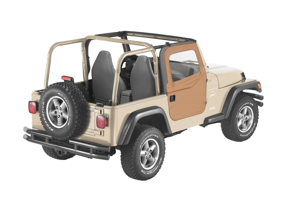 BesTop Full 2-Piece Fabric Doors For 1997-2006 Jeep Wrangler TJ