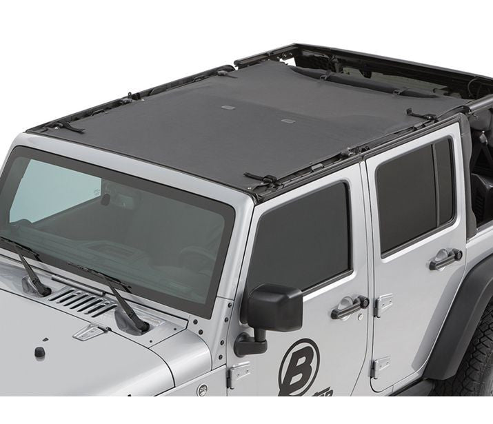 BesTop Sun Extended Safari Style Bikini Top For 2007-18 Jeep Wrangler JK