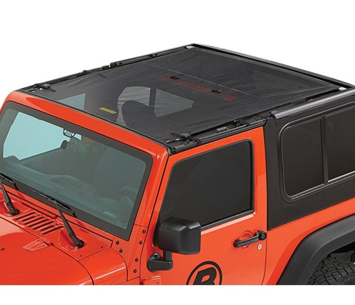 BesTop Sun Extended Safari Style Bikini Top For 2007-18 Jeep Wrangler JK