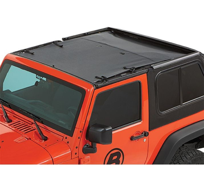 BesTop Sun Extended Safari Style Bikini Top For 2007-18 Jeep Wrangler JK