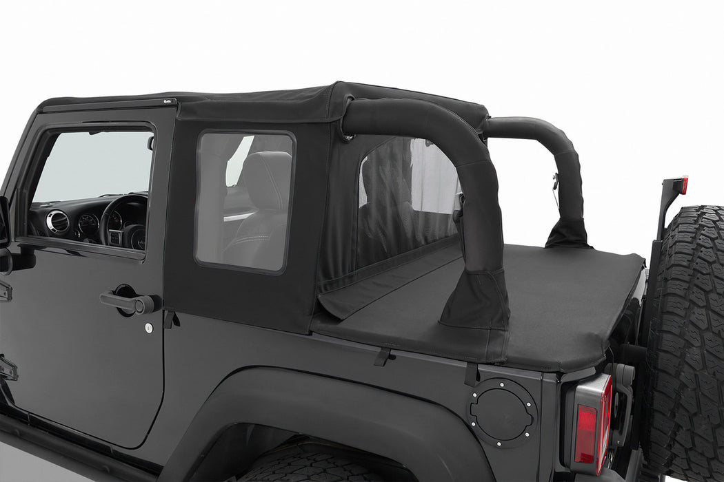 BesTop Halftop Soft Top For 2007-18 Jeep Wrangler JK