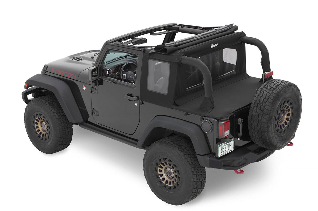 BesTop Halftop Soft Top For 2007-18 Jeep Wrangler JK