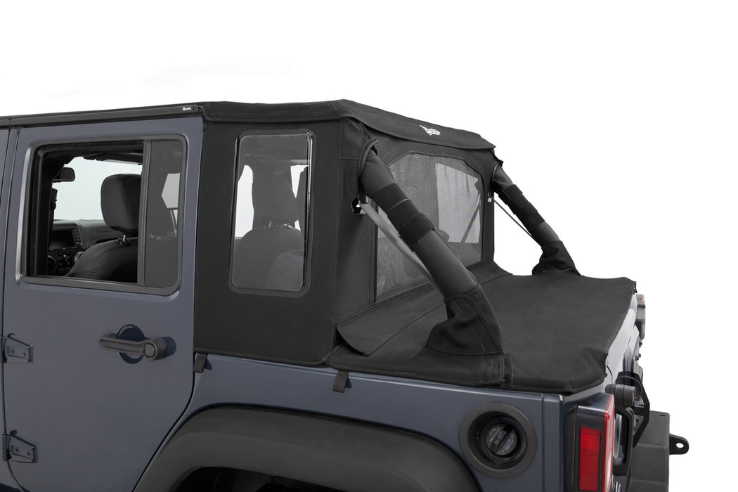 BesTop Halftop Soft Top For 2007-18 Jeep Wrangler JK