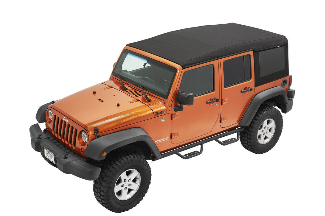 BesTop Supertop Ultra Squareback Soft Top For 2007-2018 Jeep Wrangler JK - 5472417