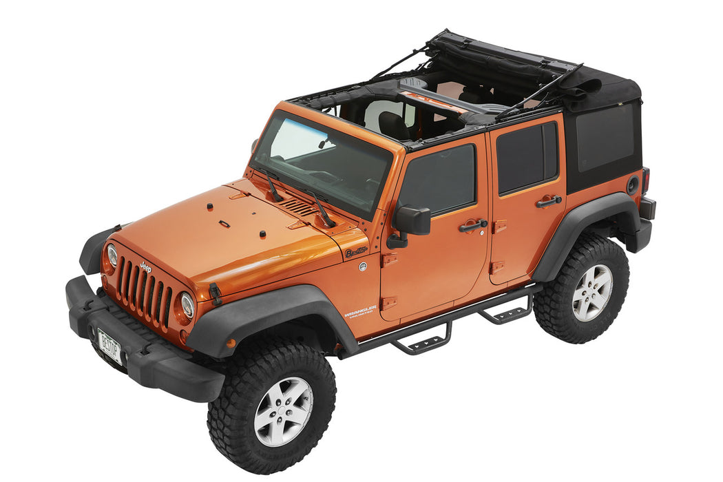 BesTop Supertop Ultra Squareback Soft Top For 2007-2018 Jeep Wrangler JK - 5472417